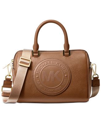 michael kors fulton sport duffle satchel|Fulton Sport Small Logo Print PVC Duffle Satchel .